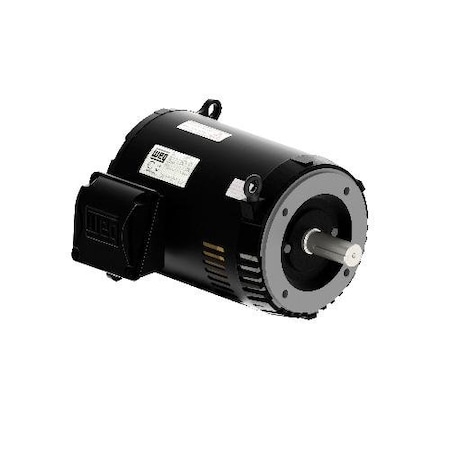 Weg 2 HP, 56C Frame, 575 Voltage, 1800 Nameplate RPM 12.677 Overall Length 00218OT3H56CFL-S